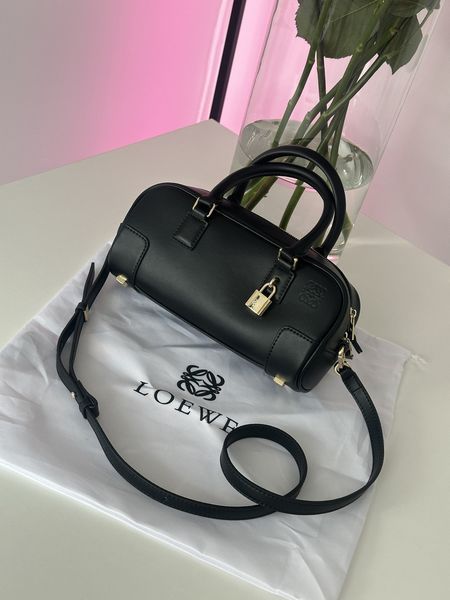 Сумка жіноча Amazona 23 Cropped Bag in Nappa Calfskin Black 99800-1105533 фото