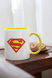 Чашка керамічна Superman 330мл Жовта ручка kr0796-Yell kr0796-Yell фото 2