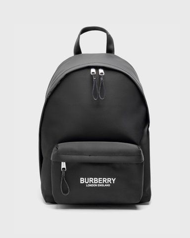 Рюкзак Logo Print Nylon Backpack Black 77196 фото