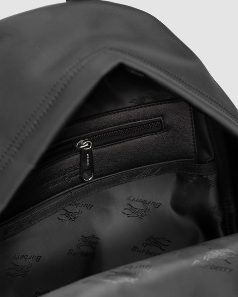 Рюкзак Logo Print Nylon Backpack Black 77196 фото