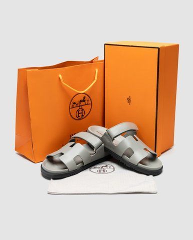 Пантолети жіночі Chypre Sandals Grey Calfskin 36 17014-1709113 фото
