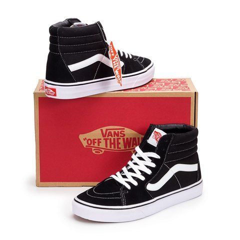Кеди високі Old Skool Sk8-Hi Чорний 40 Hi-8-001 фото