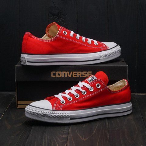 Кеди унісекс низькі All Star Red OX 36 767-00 фото