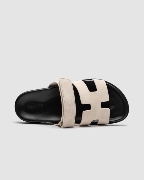 Пантолети жіночі Chypre Sandals Suede Light Beige/Black 36 17006-1700487 фото