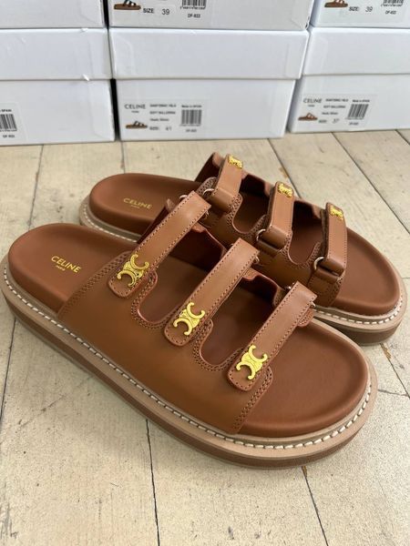 Пантолети жіночі Triomphe Mule Slide Brown 36 39003-1720704 фото