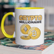 Чашка керамічна Crypto Millionaire 330мл Жовта ручка kr0238-Yell kr0238-Yell фото 1
