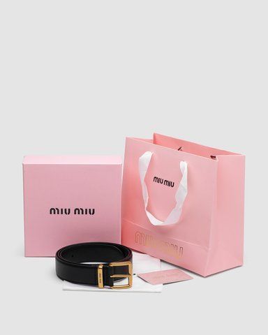 Ремінь Leather Belt Black 66159 фото
