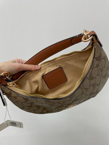 Сумка жіноча Payton Hobo In Signature Canvas in Beige 99198-547310 фото