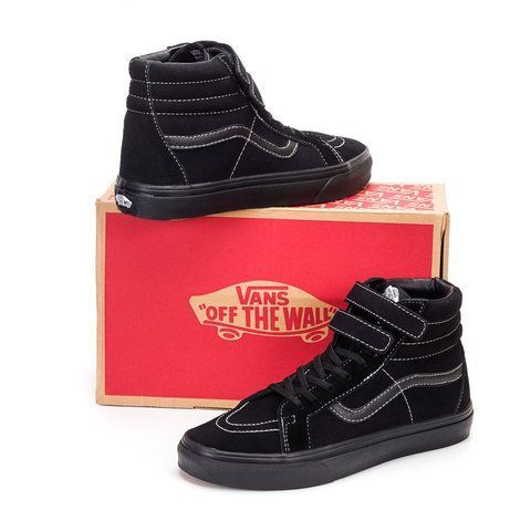 Кеди високі Old Skool Sk8-Hi на липучках Чорний 43 432-5534-43 фото