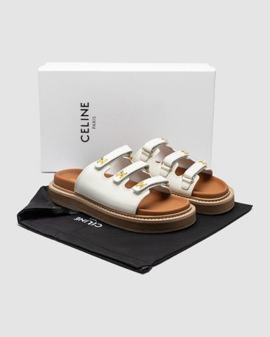 Пантолети жіночі Triomphe Mule Slide White 36 39001-1720671 фото