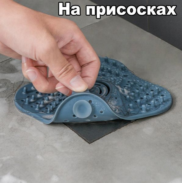 Уловлювач волосся для душу, ванної, раковини. Ситечко для ванної. Фільтр для зливу душу Білий 9149-671787 9149-671789 фото