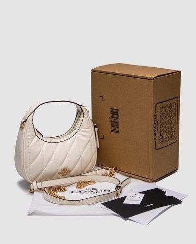 Сумка жіноча Carmen Mini Crossbody Bag With Quilting White/Gold 99799-1105163 фото