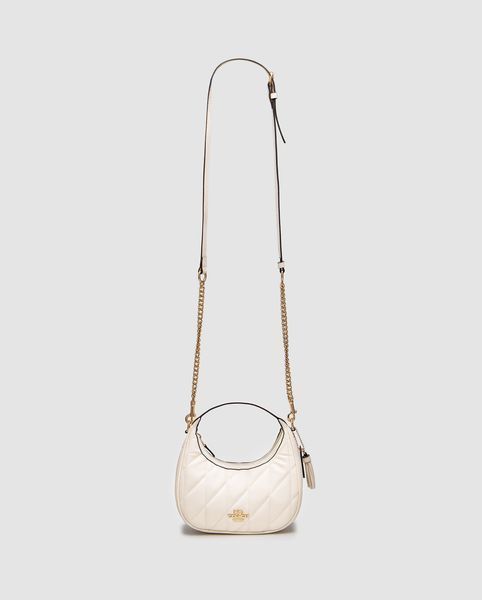 Сумка жіноча Carmen Mini Crossbody Bag With Quilting White/Gold 99799-1105163 фото