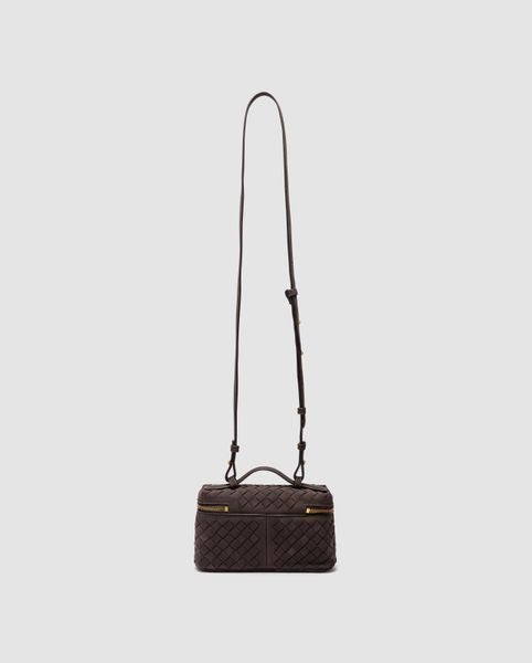 Сумка жіноча Nostra Suede Bag Chocolate/Gold WN01306-1689210 фото