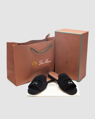 Пантолети жіночі Summer Charms Sandal Suede Black 36 16005-1700454 фото