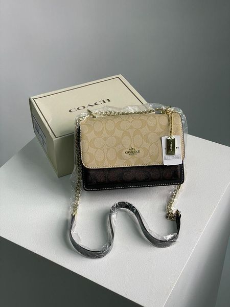 Сумка жіноча Mini Klare Crossbody in Signature Canvas (СІРИЙ НИЗ) 99179-539030 фото